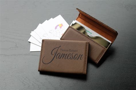 Custom Business Card Holder .